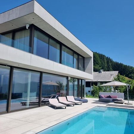 Attersee Luxury Design Villa With Dream Views, Large Pool And Sauna Нусдорф-ам-Аттерзее Экстерьер фото